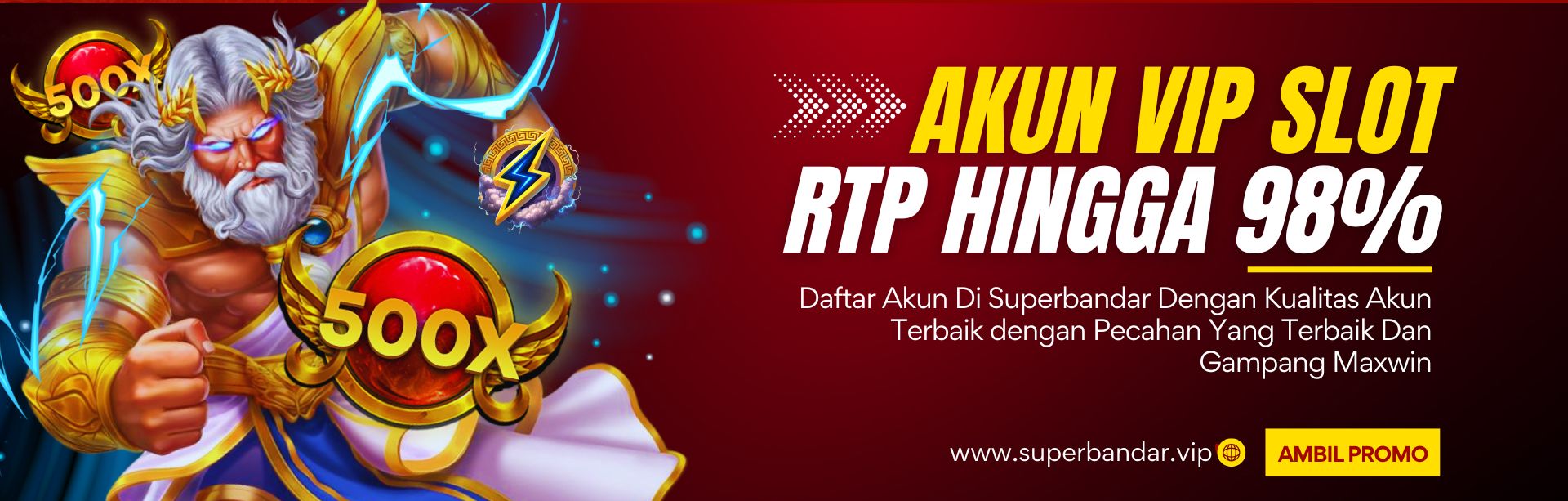 Akun VIP Slot RTP 98.80%