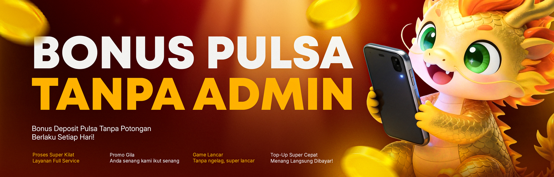 DEPOSIT PULSA TANPA POTONGAN