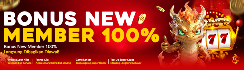 BONUS NEW MEMBER 100%